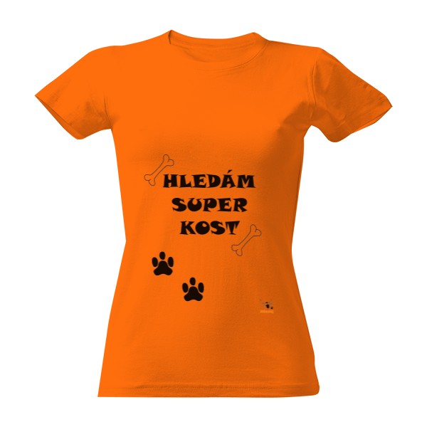 Hledám super kost- Dámské tričko Baseball
