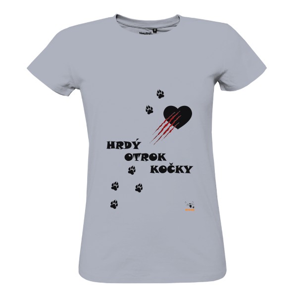 Hrdý otrok kočky -   Dámské triko Elegance